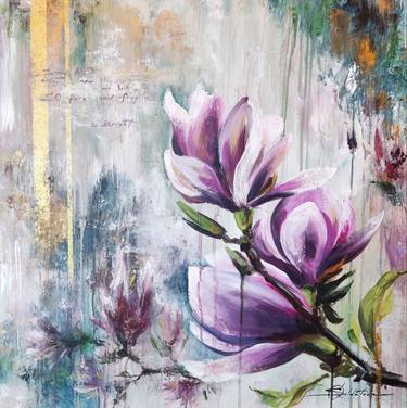 Original Abstract Floral Paintings by Olga Soldatova