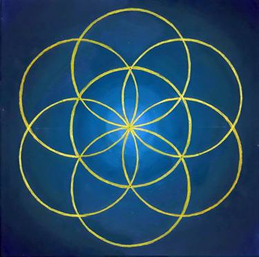Original Geometric Patterns Paintings by Kristina M
