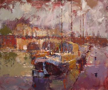 Print of Expressionism Ship Paintings by Stepan Shvets