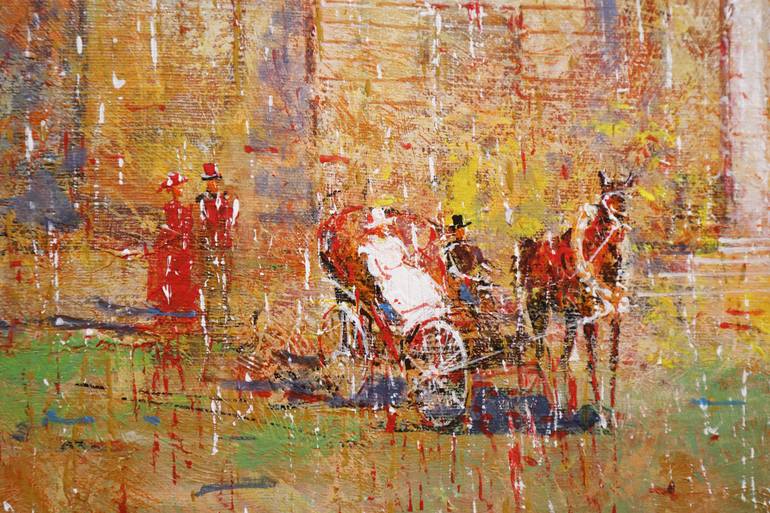 Original Expressionism Architecture Painting by Stepan Shvets