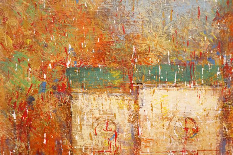Original Expressionism Architecture Painting by Stepan Shvets