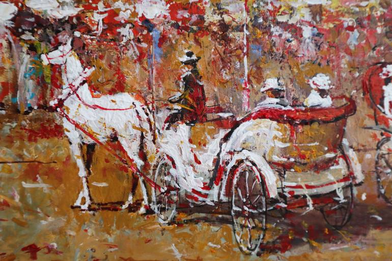 Original Impressionism Architecture Painting by Stepan Shvets