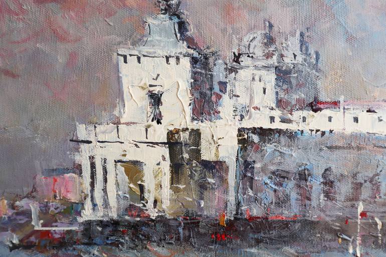 Original Illustration Architecture Painting by Stepan Shvets