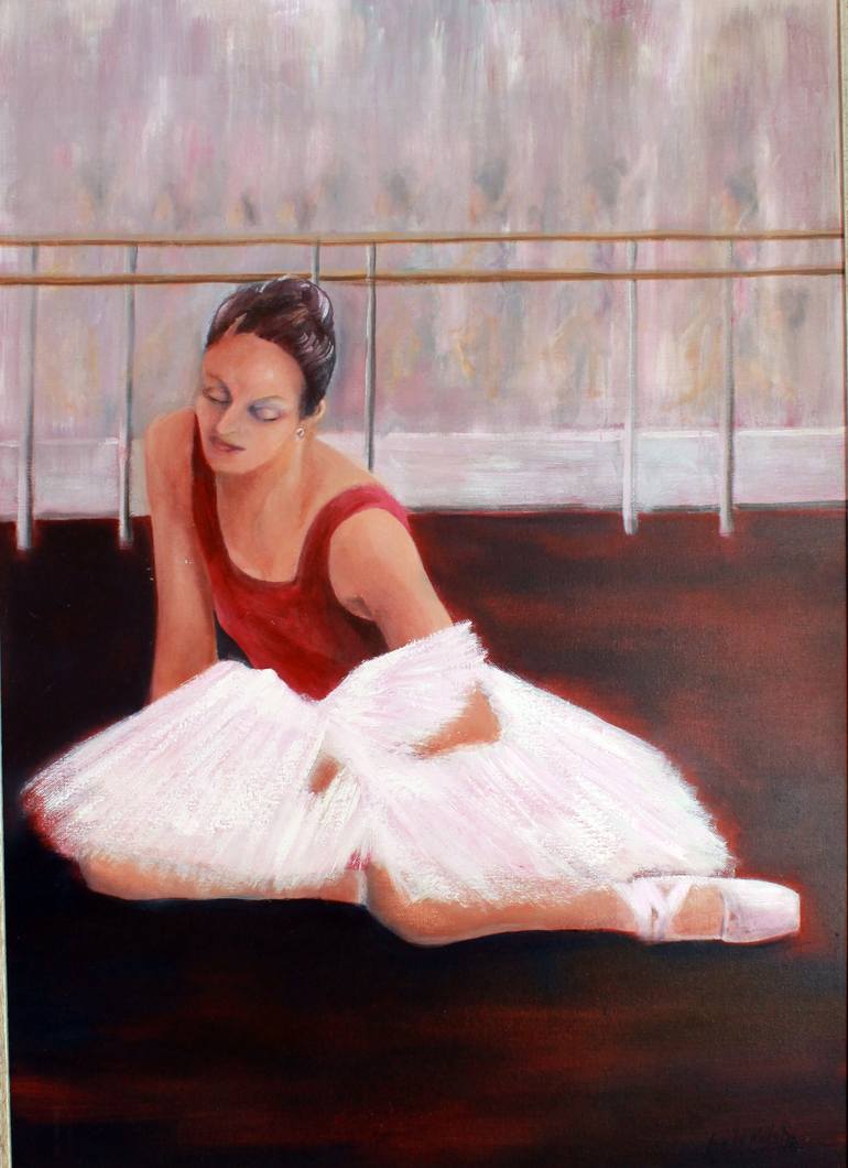 Taking a Break from Class Painting by Ian Mckillop | Saatchi Art