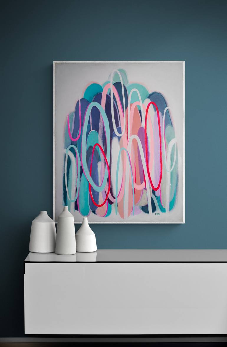 Original Conceptual Abstract Painting by Marie Morrison