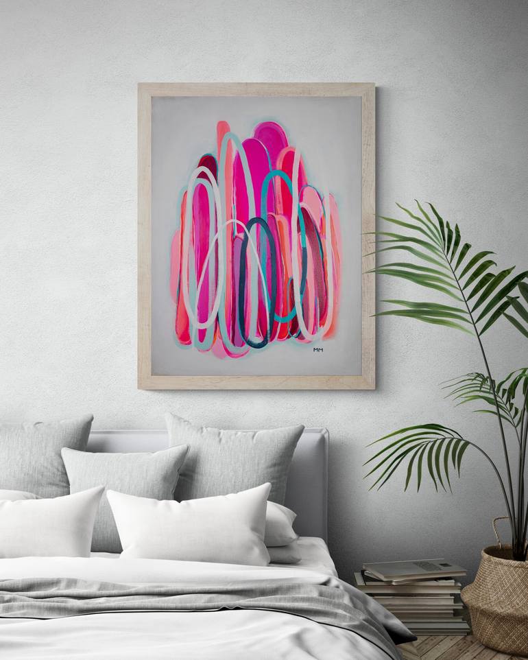 Original Conceptual Abstract Painting by Marie Morrison