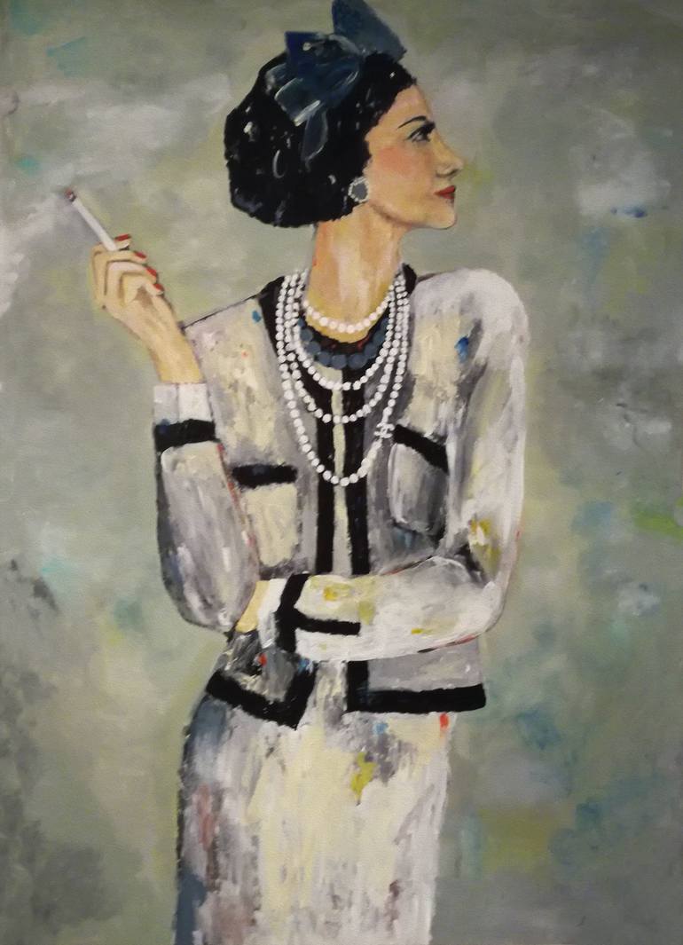 Coco Chanel - Muse Art Print