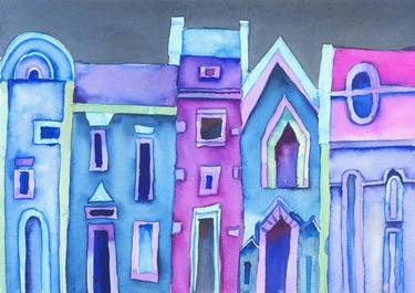 Original Architecture Paintings by IAXAI Gallery