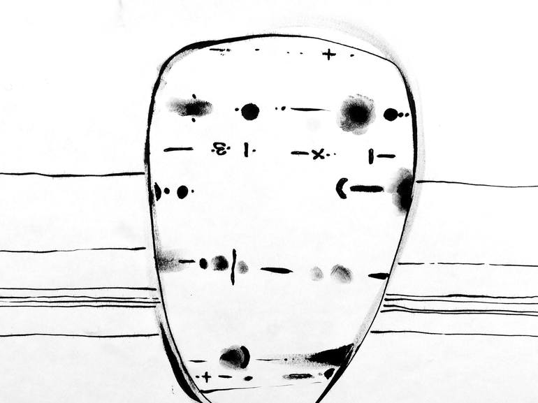Print of Abstract Calligraphy Drawings by Iaxai Gallery
