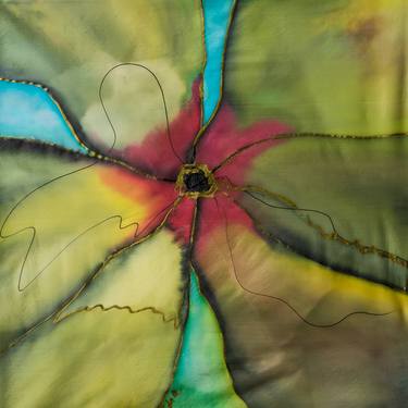 Print of Abstract Botanic Paintings by Lidia Mikhaylova