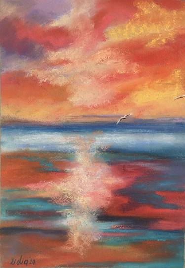 Original Expressionism Seascape Paintings by Lidia Mikhaylova