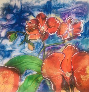 Original Expressionism Floral Paintings by Lidia Mikhaylova
