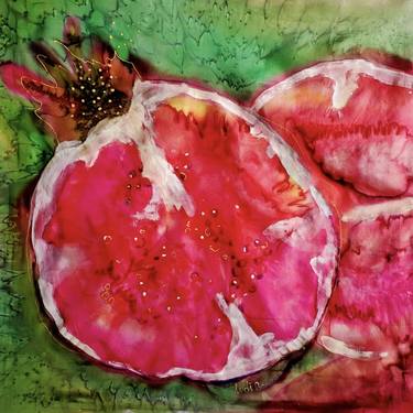 Original Abstract Expressionism Food Paintings by Lidia Mikhaylova