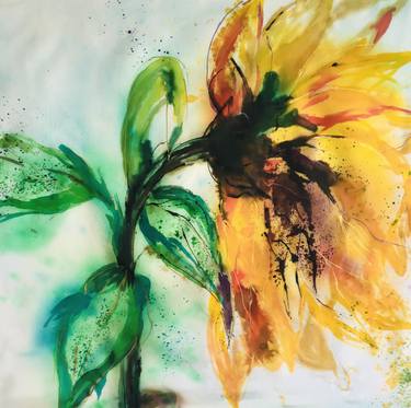 Print of Expressionism Botanic Paintings by Lidia Mikhaylova