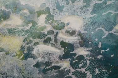 Print of Abstract Seascape Drawings by Samantha Clark