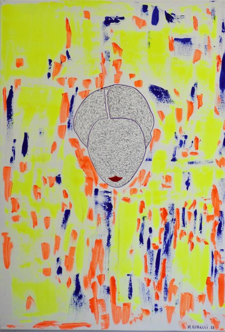 Original Abstract Painting by Marina Korelli | Abstract Art on Canvas | BODY @ SOUL Series 5