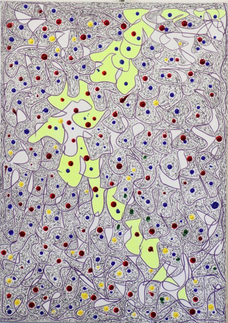 Original Abstract Painting by Marina Korelli | Abstract Art on Canvas | BODY@ SOUL Series 13