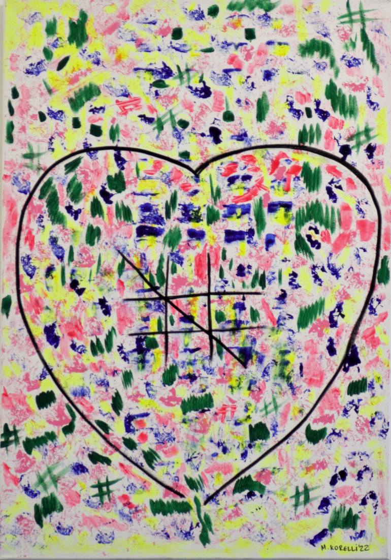 Original Abstract Painting by Marina Korelli | Abstract Art on Canvas | BODY@ SOUL Series 12