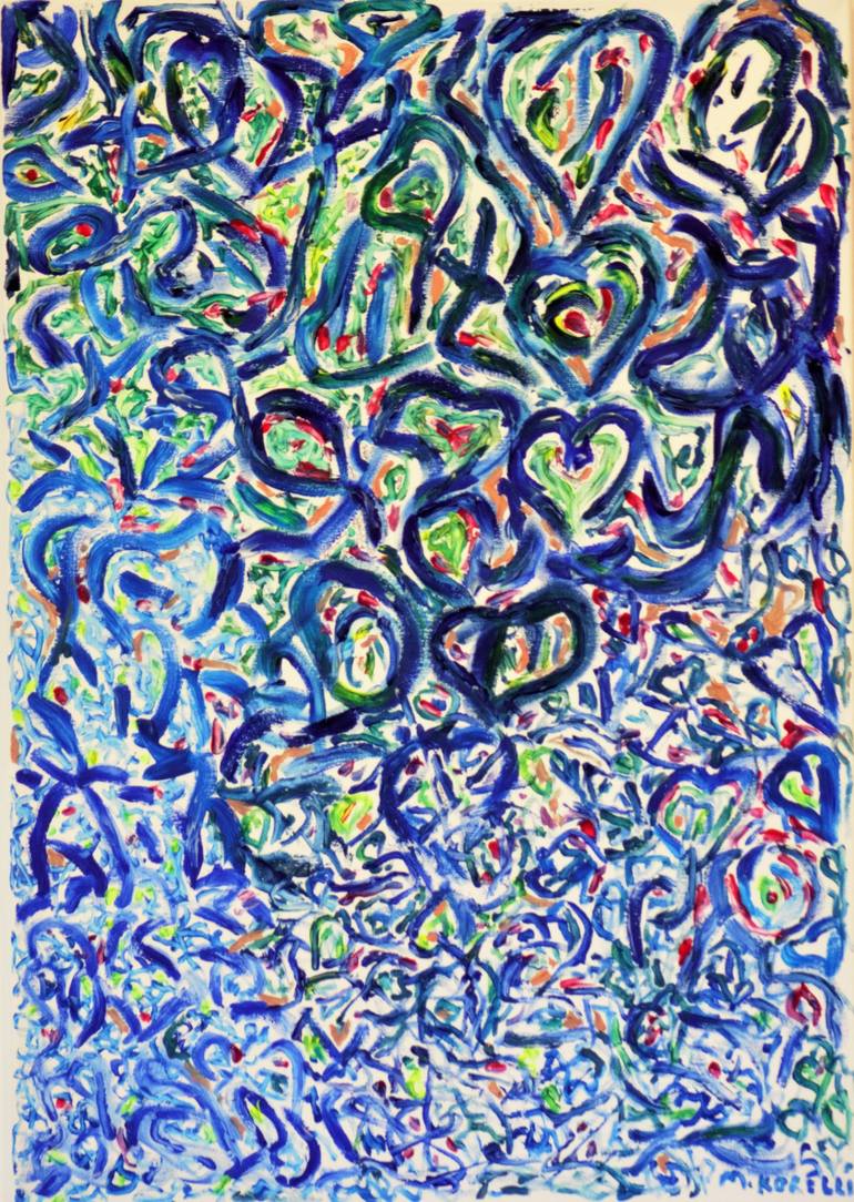 Original Abstract Painting by Marina Korelli | Abstract Art on Canvas | BODY @ SOUL Series 11