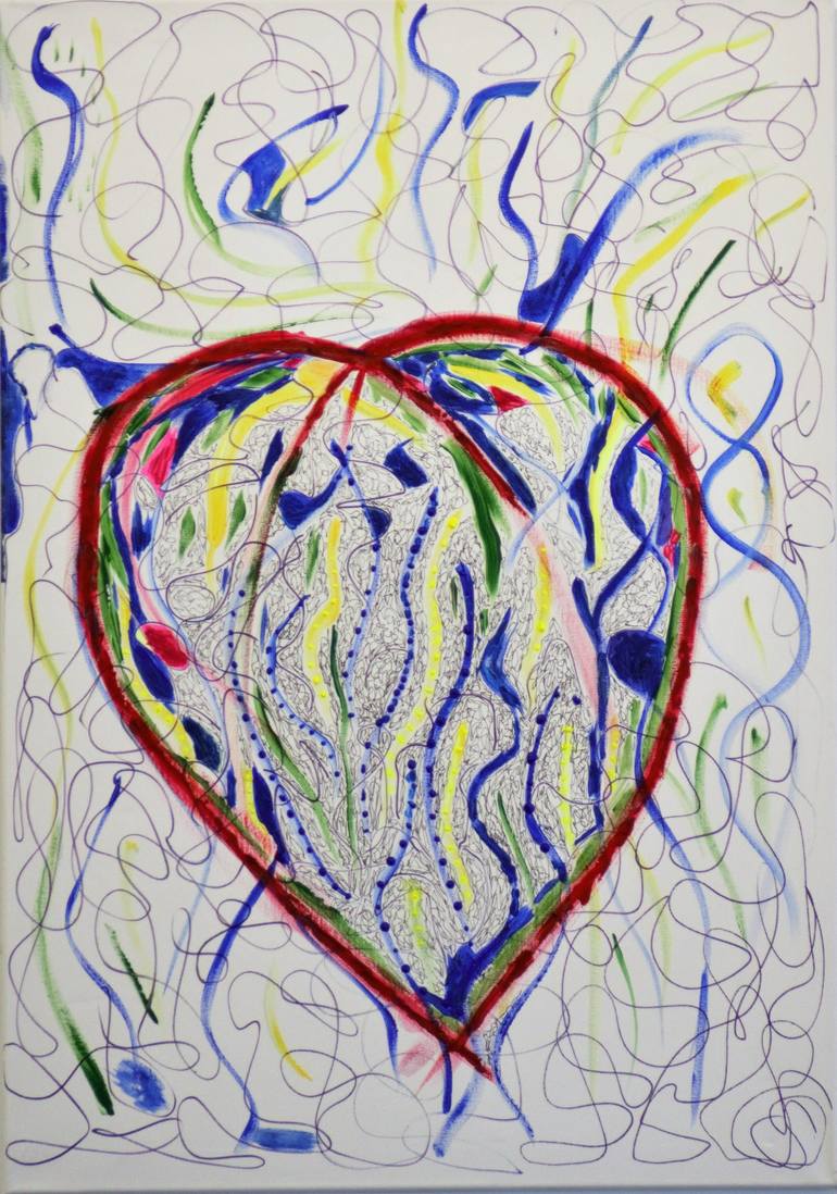 Original Abstract Painting by Marina Korelli | Contemporary Art on Canvas | BODY @ SOUL Series 7