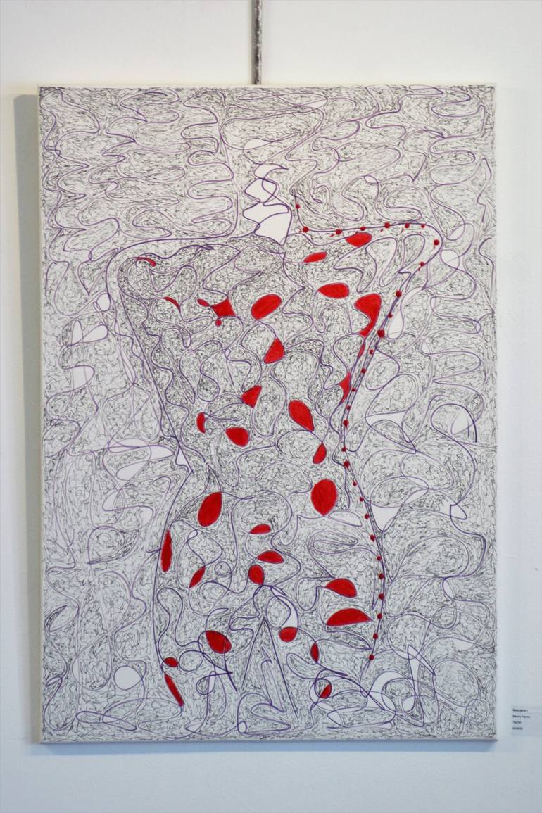 Original Abstract Painting by Marina Korelli | Abstract Art on Canvas | BODY @ SOUL Series 6