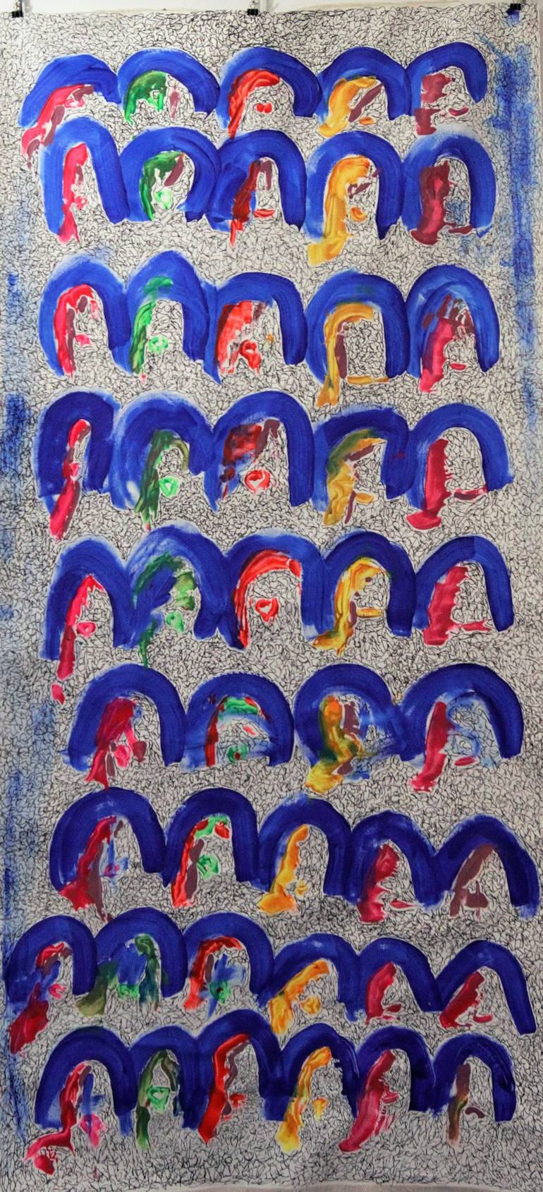 Original Abstract Painting by Marina Korelli | Abstract Art on Canvas | BODY @ SOUL Series 3