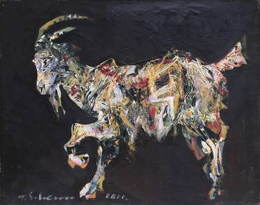 Original Expressionism Animal Paintings by Tomislav Suhecki