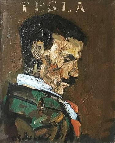 Original Expressionism Portrait Paintings by Tomislav Suhecki
