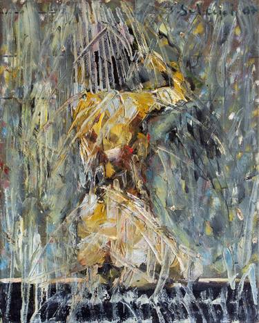 Original Abstract Expressionism Nude Paintings by Tomislav Suhecki