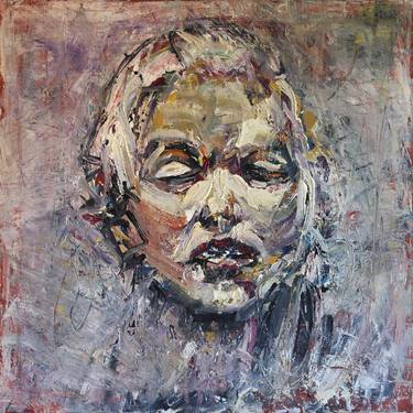 Original Abstract Expressionism Portrait Paintings by Tomislav Suhecki