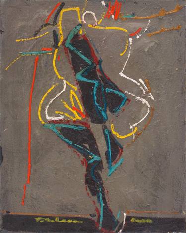 Original Abstract Expressionism Nude Paintings by Tomislav Suhecki