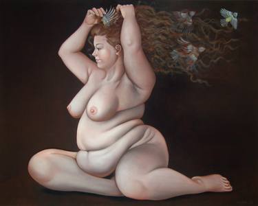 Print of Erotic Paintings by Lilli Hill