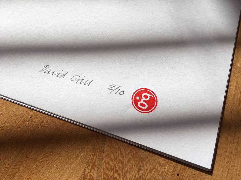 Original Minimalism Geometric Printmaking by David Gill