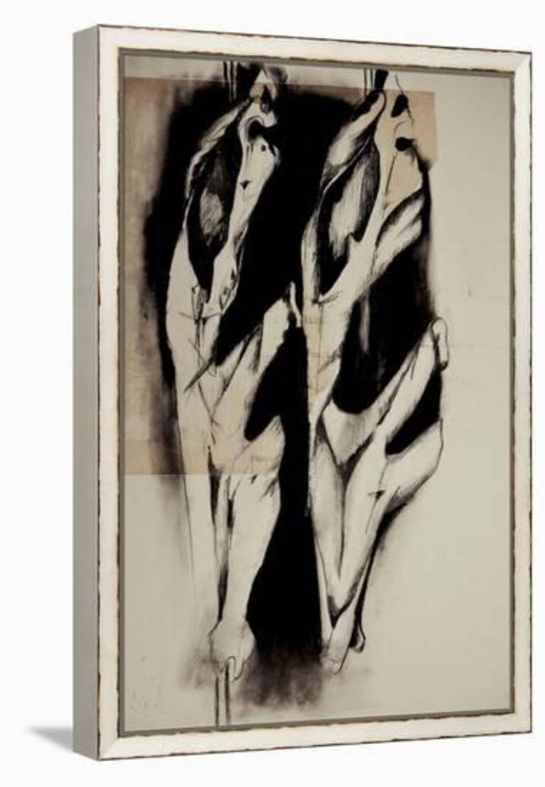 Original Abstract Expressionism Abstract Mixed Media by Doris Schmitz