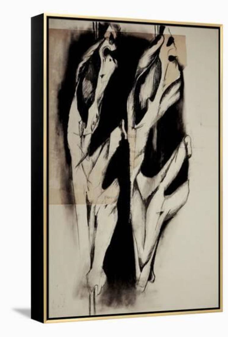 Original Abstract Expressionism Abstract Mixed Media by Doris Schmitz