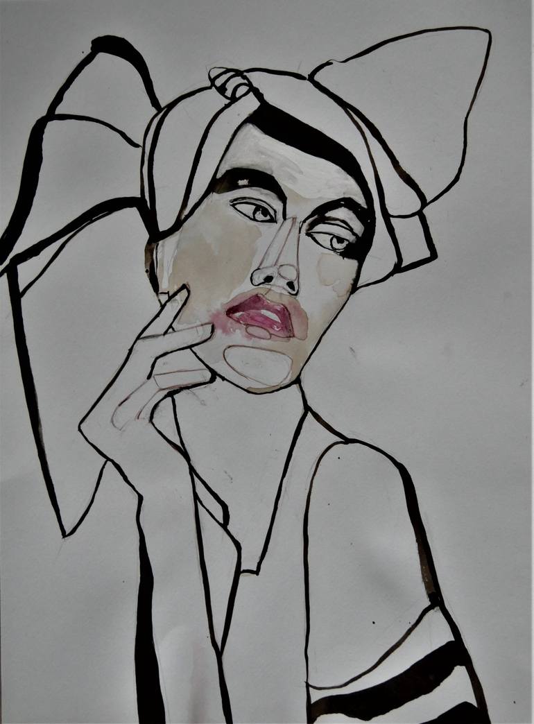 Print of Figurative Fashion Drawings by Doris Schmitz