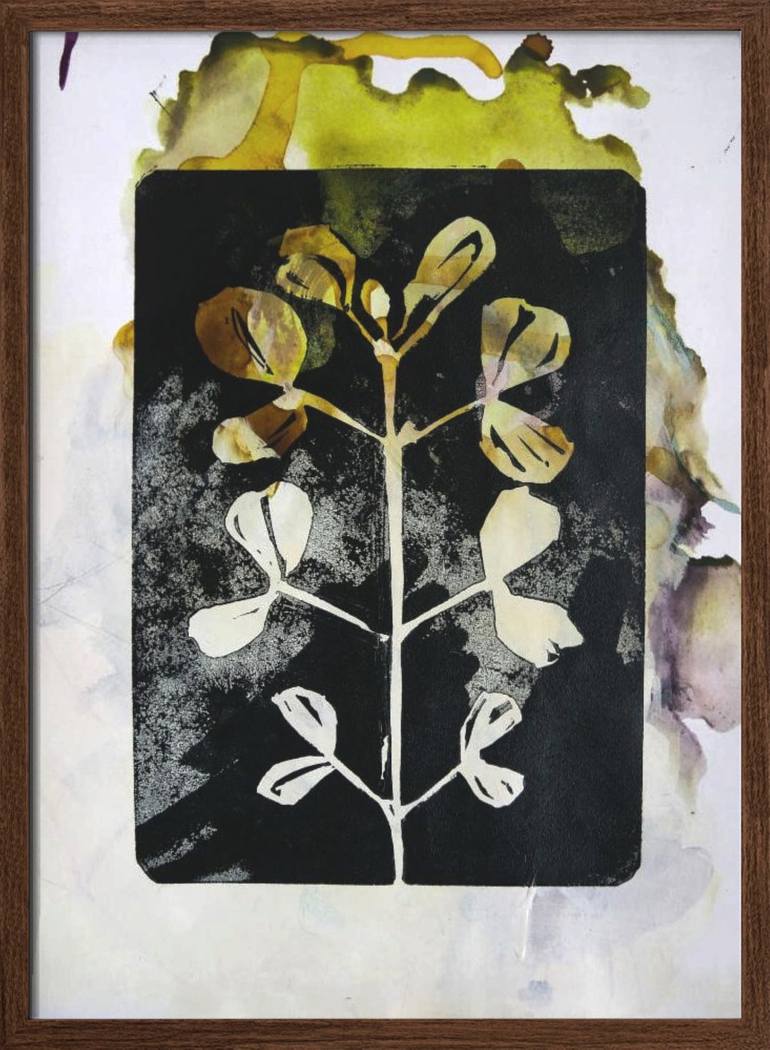 Original Modern Botanic Painting by Doris Schmitz