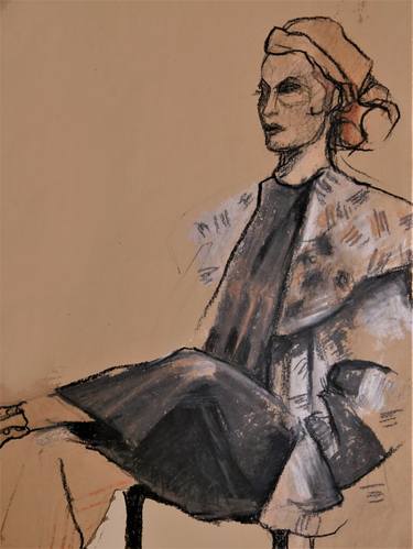 Print of Figurative Women Drawings by Doris Schmitz