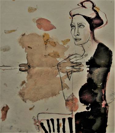 Print of Figurative Women Paintings by Doris Schmitz