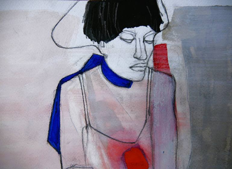 Original Women Painting by Doris Schmitz