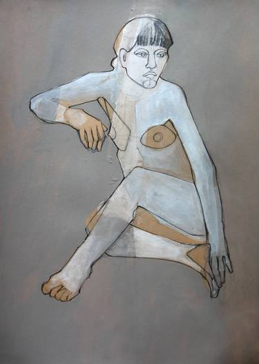 Original Figurative Nude Paintings by Doris Schmitz