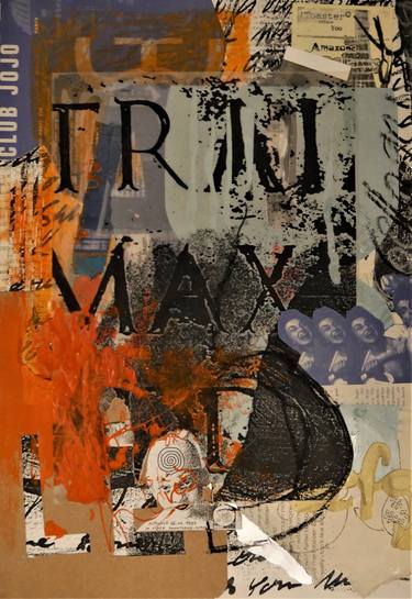 Print of Modern Abstract Collage by Doris Schmitz
