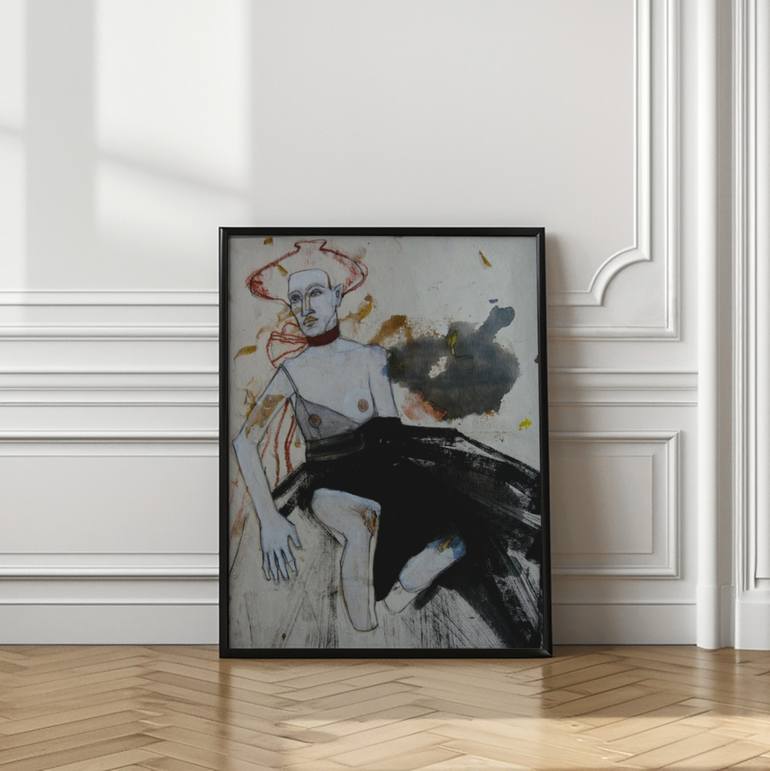 Original Art Deco Women Painting by Doris Schmitz