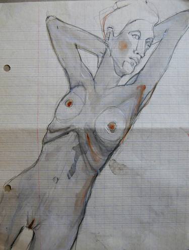 Original Figurative Erotic Paintings by Doris Schmitz