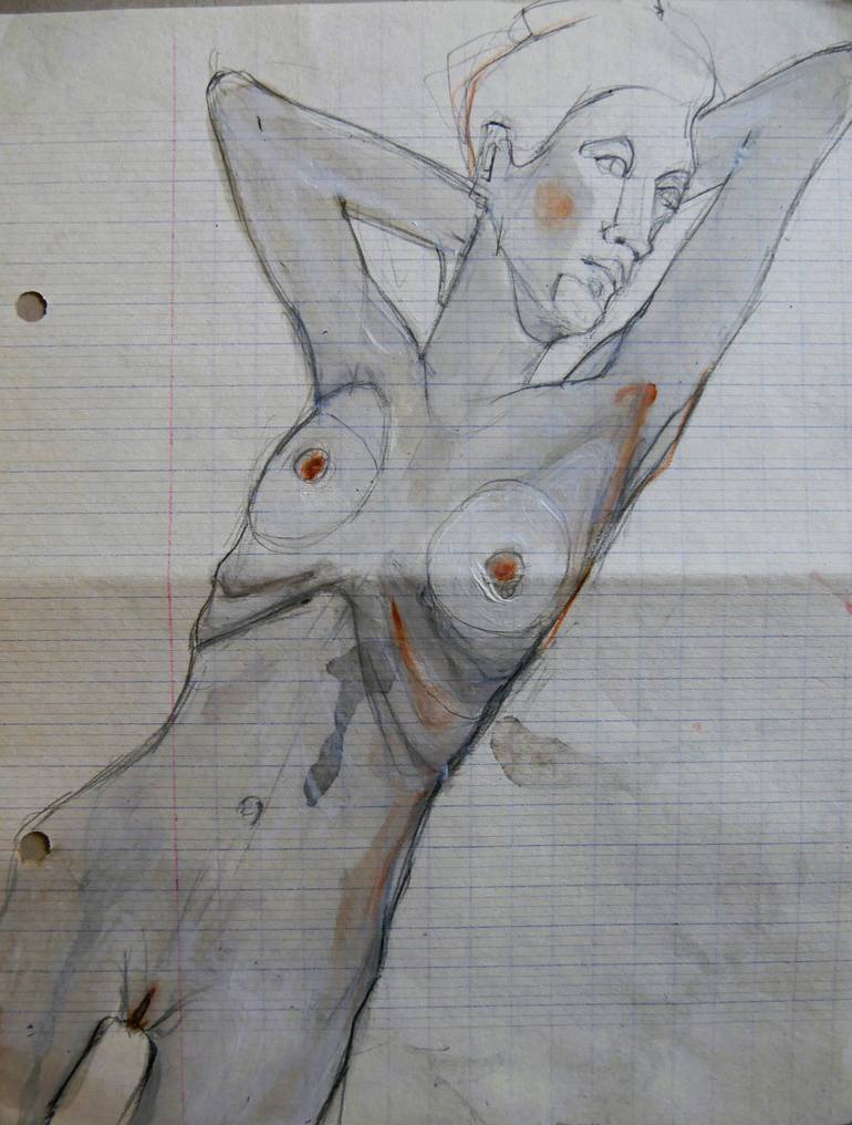 Original Erotic Painting by Doris Schmitz