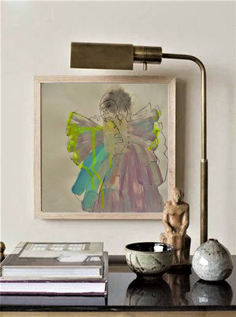 Original Figurative Fashion Painting by Doris Schmitz