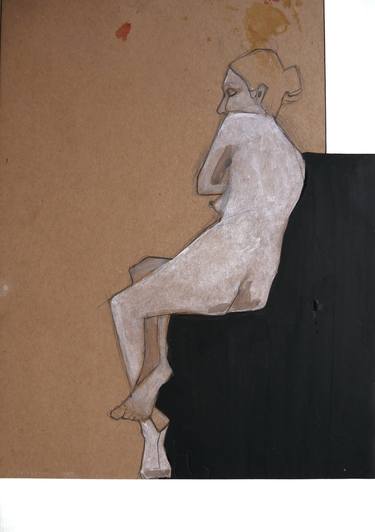 Original Figurative Nude Mixed Media by Doris Schmitz