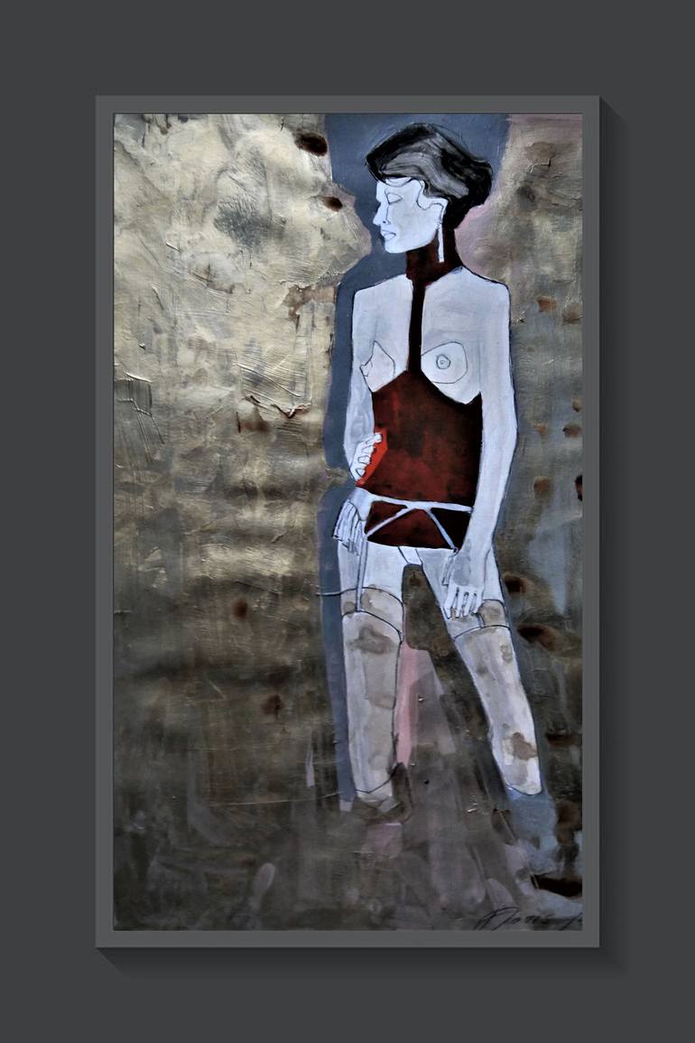 Original Nude Painting by Doris Schmitz