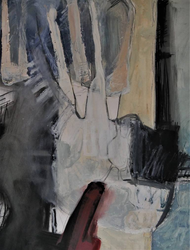 Original Abstract Expressionism Abstract Painting by Doris Schmitz