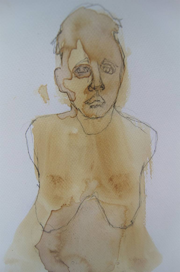 Original Nude Painting by Doris Schmitz